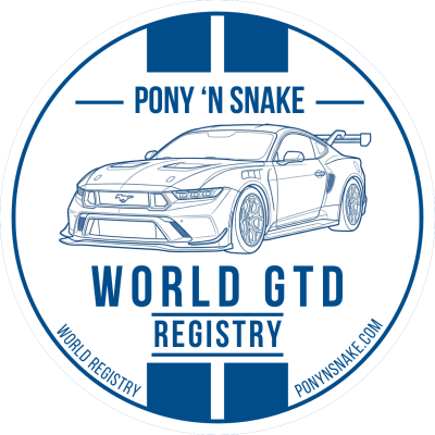 Autocollant Mustang GTD